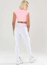 Legging Superhot Blackout Branco CAL5285